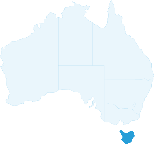 Tasmania Australia Map